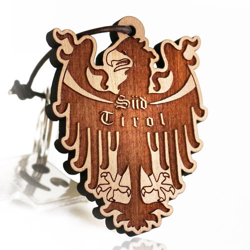 Holz Schlüsselanhänger Südtiroler Adler