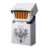 Tirol Zigaretten Box / Etui Alu, mit Tiroler Adler
