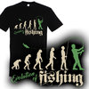 T-Shirt Evolution of fishing