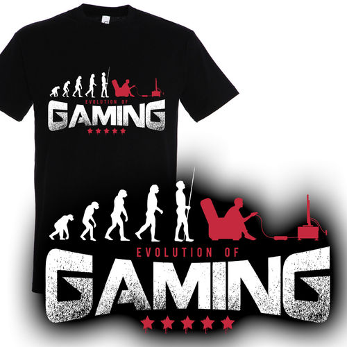 T-Shirt Evolution of gaming