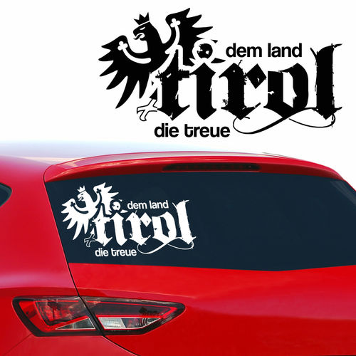 Autoaufkleber Dem Land Tirol die Treue