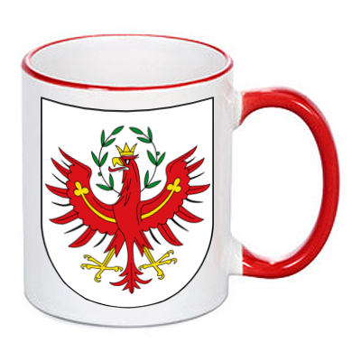 Schöne Kaffeetasse mit Tiroler Adler