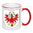 Schöne Kaffeetasse mit Tiroler Adler